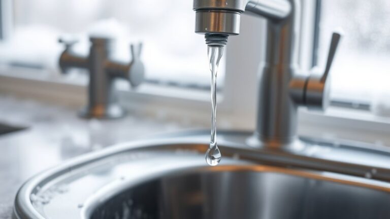 prevent freezing with dripping