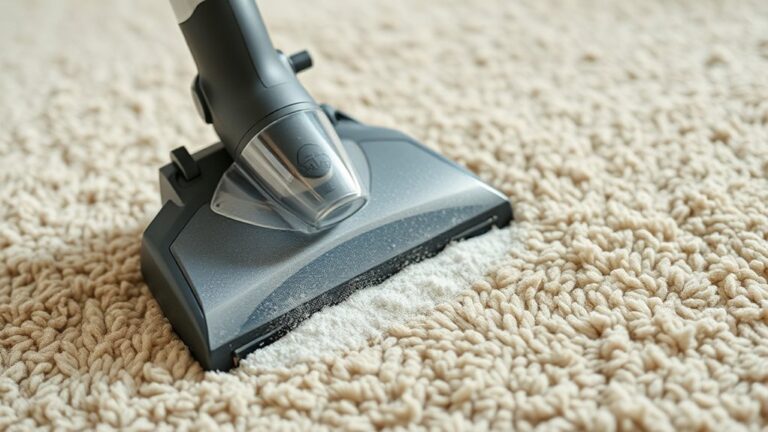 proper carpet powder vacuuming
