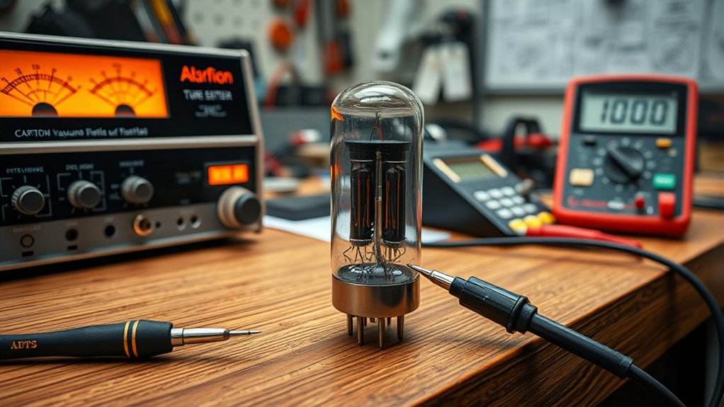 proper vacuum tube testing tools