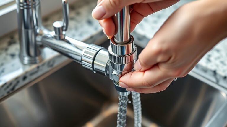 reattach delta faucet sprayer