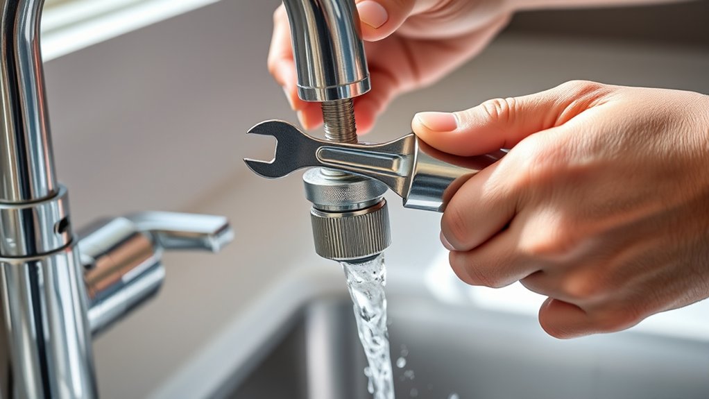 remove faucet aerator easily