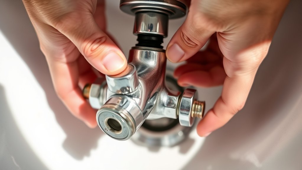 remove faucet carefully and clean
