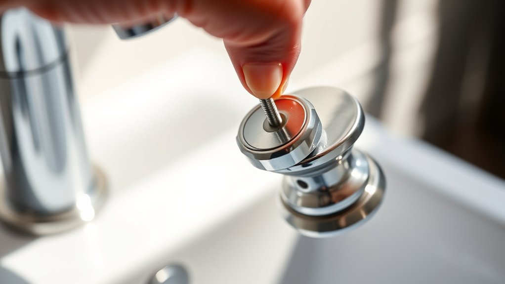 remove faucet handle cap