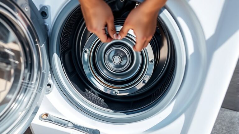removing washing machine drum