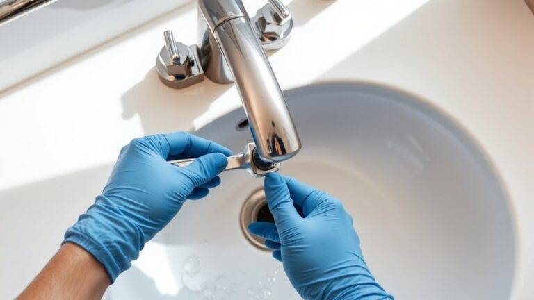 replacing bathroom faucet step by step
