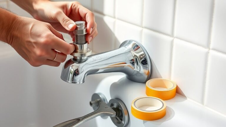 replacing bathtub faucet step by step
