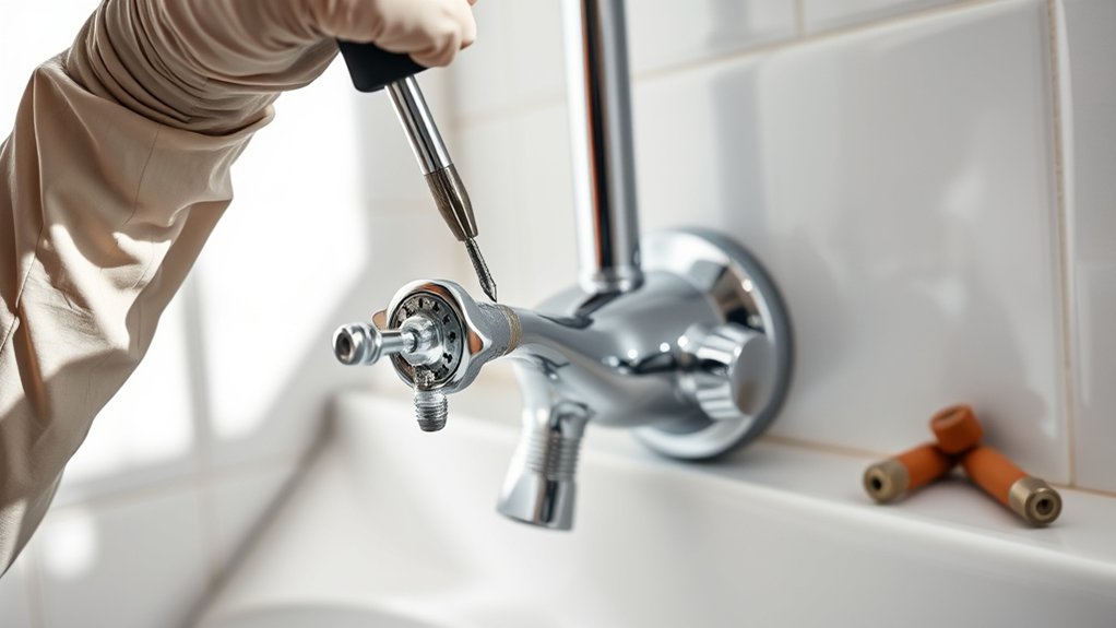 replacing shower faucet easily