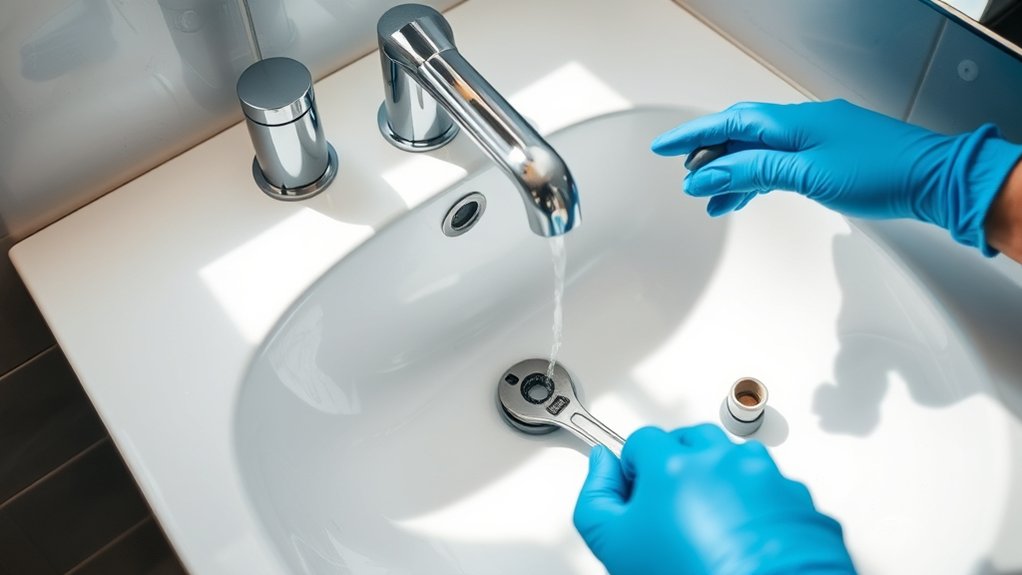 replacing sink faucet steps
