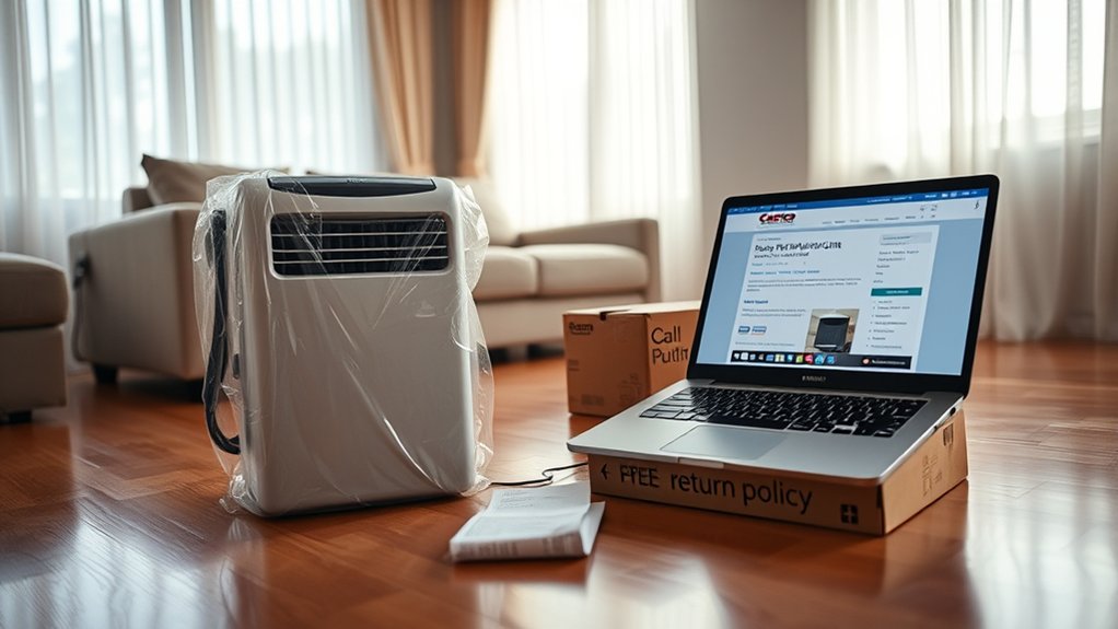 return portable acs within 90 days
