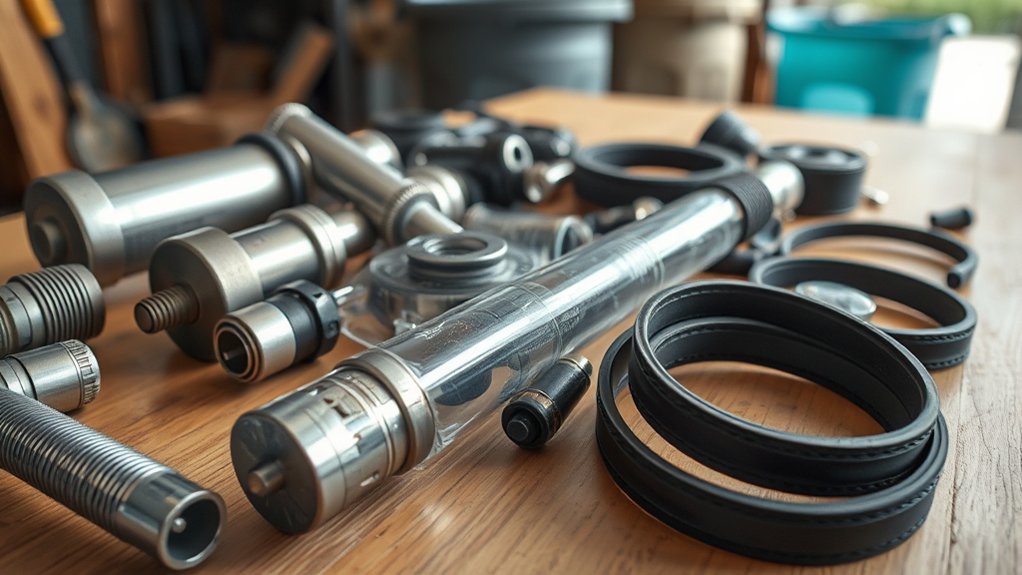 salvageable vacuum parts repurposed