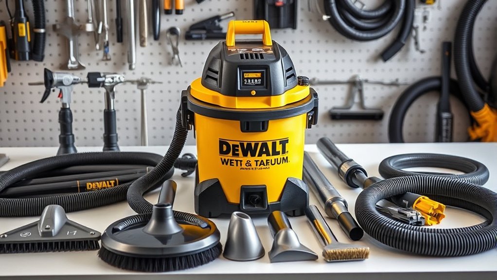 select appropriate vacuum attachments