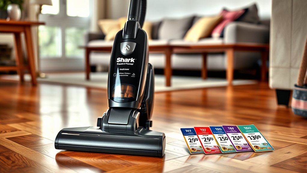 shark vacuum price range