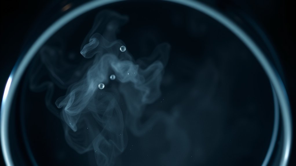 space with low pressure