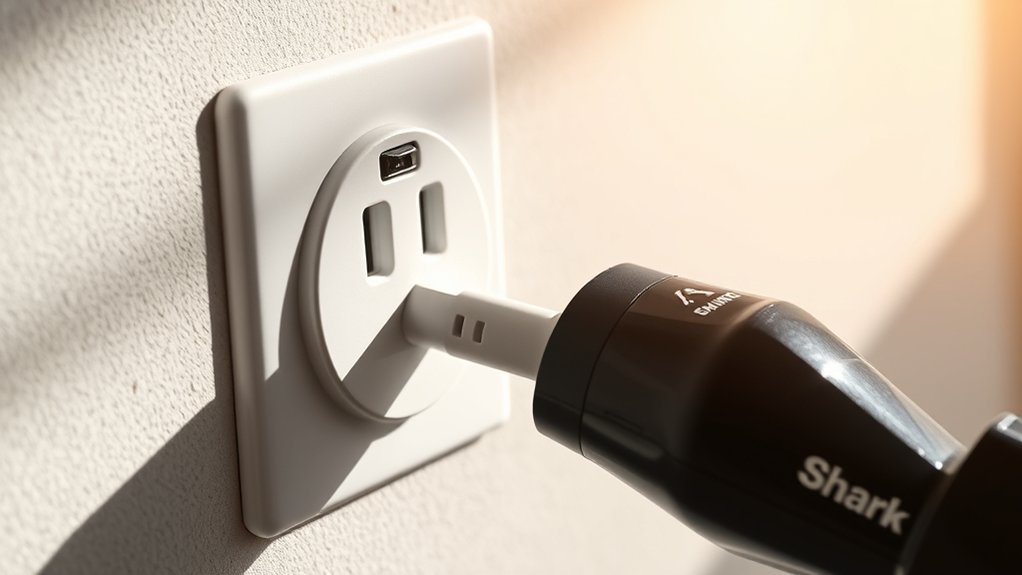 test outlet with device