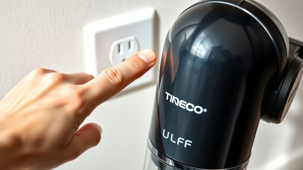 turn off and unplug