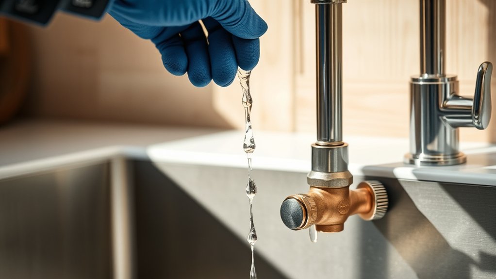 turn off sink water supply
