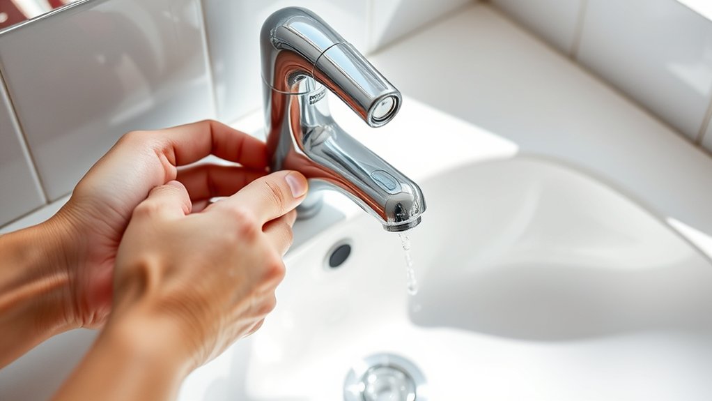 turn off water clear area