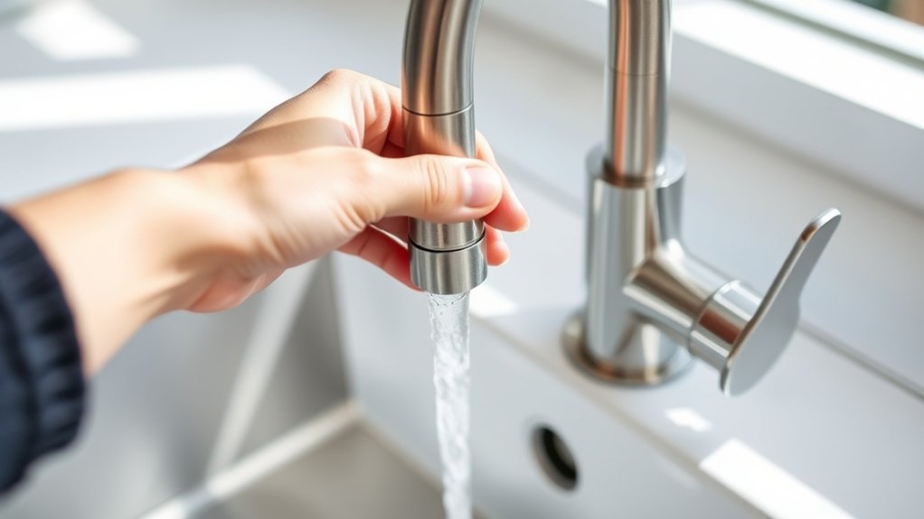 turn off water clear area