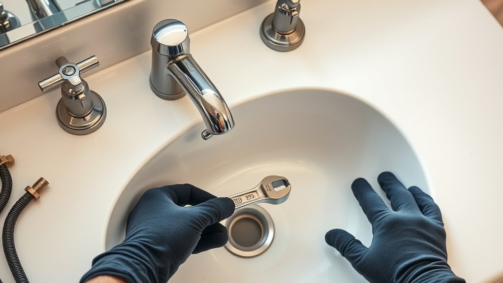turn off water clear area