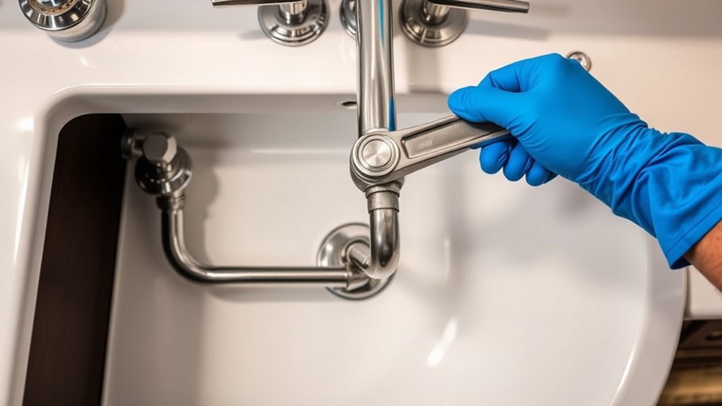 turn off water clear sink
