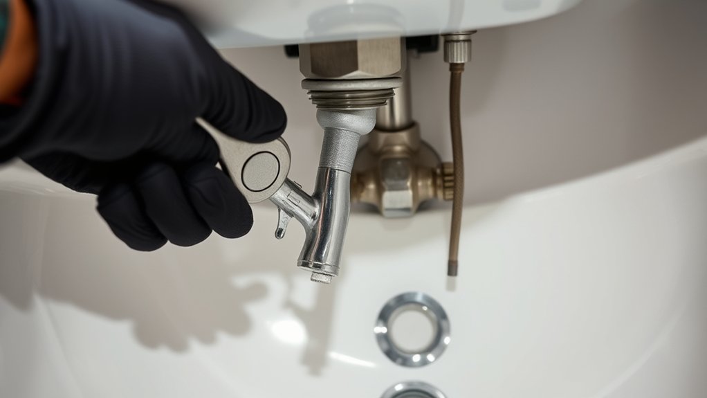 turn off water disconnect faucet