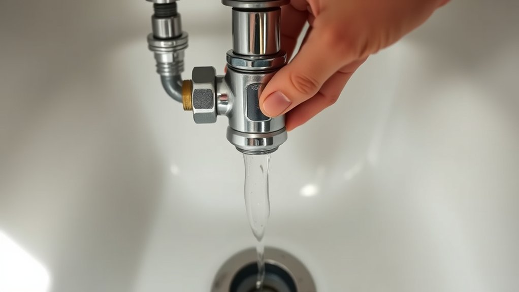 turn off water drain lines