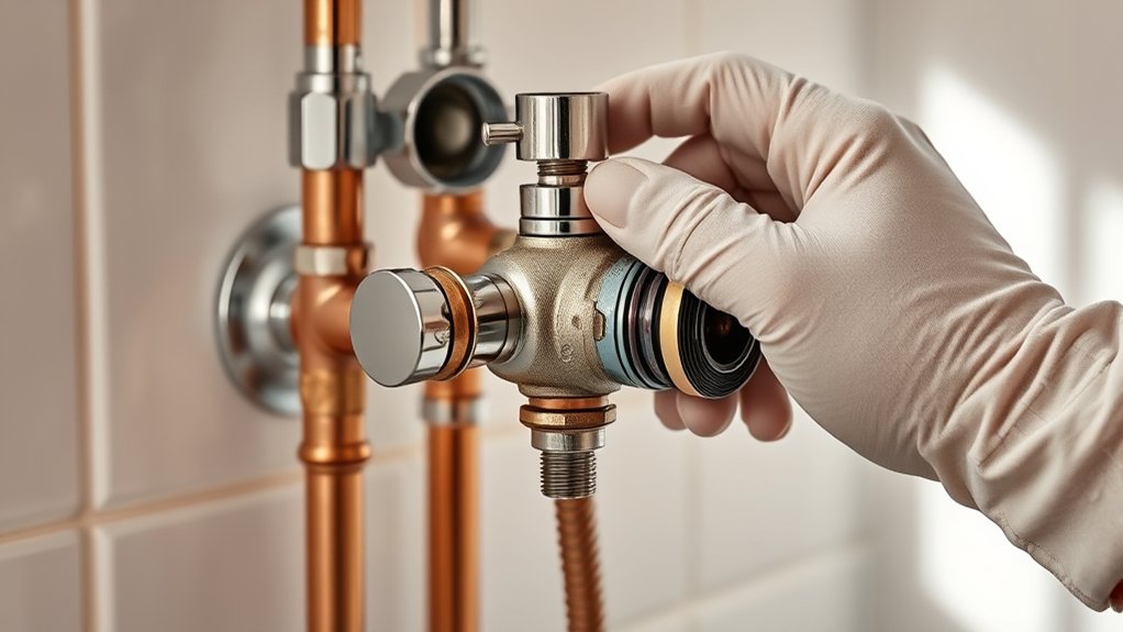 turn off water drain pipes