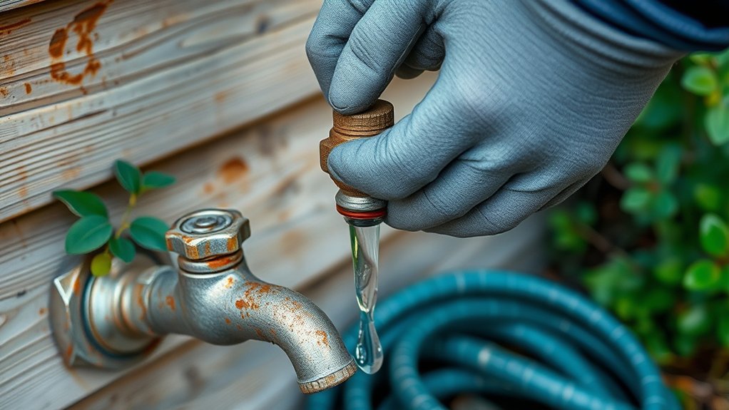 turn off water first
