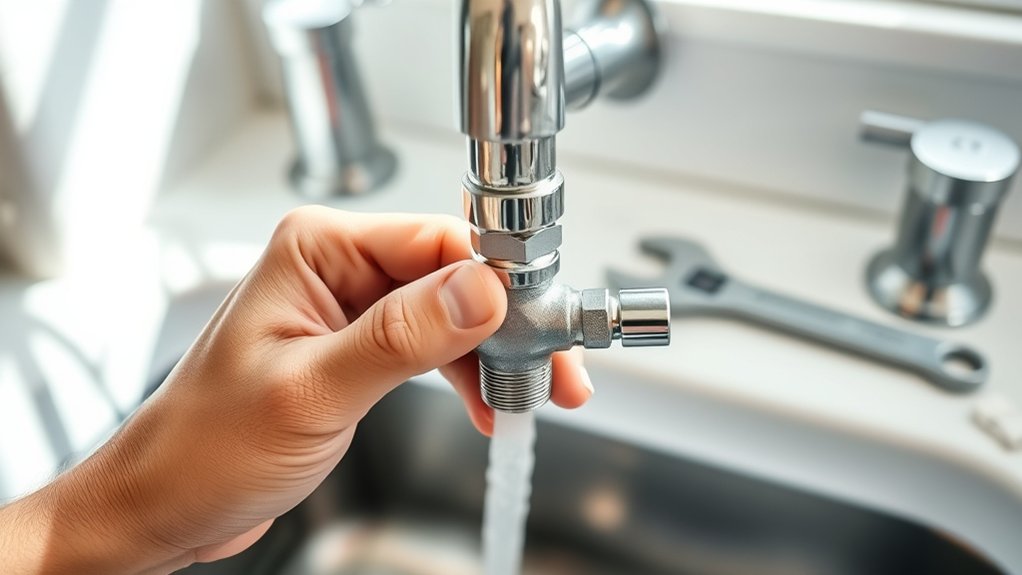 turn off water safely