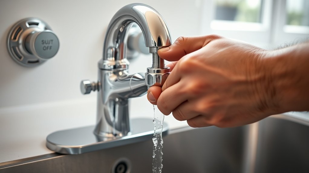 turn off water supply