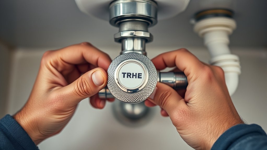 turn off water supply first