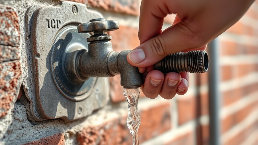 turn off water supply