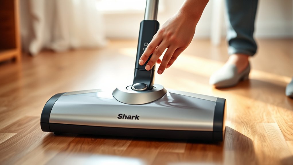 turning on vacuum step by step