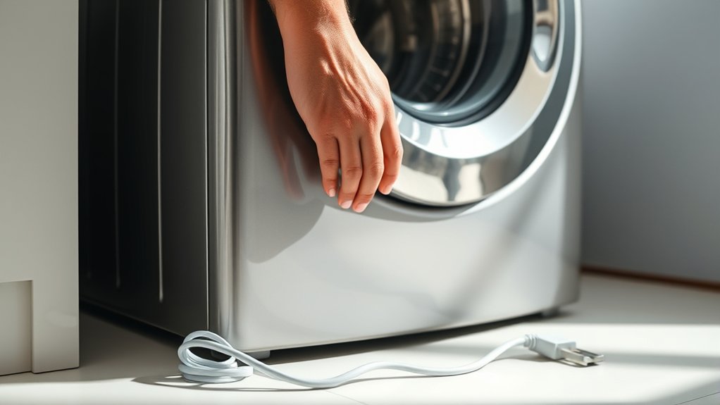 unplug and turn off