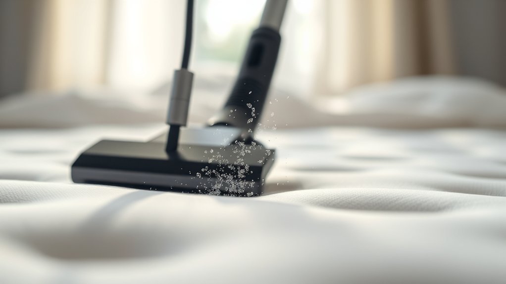 vacuum mattress regularly for allergens