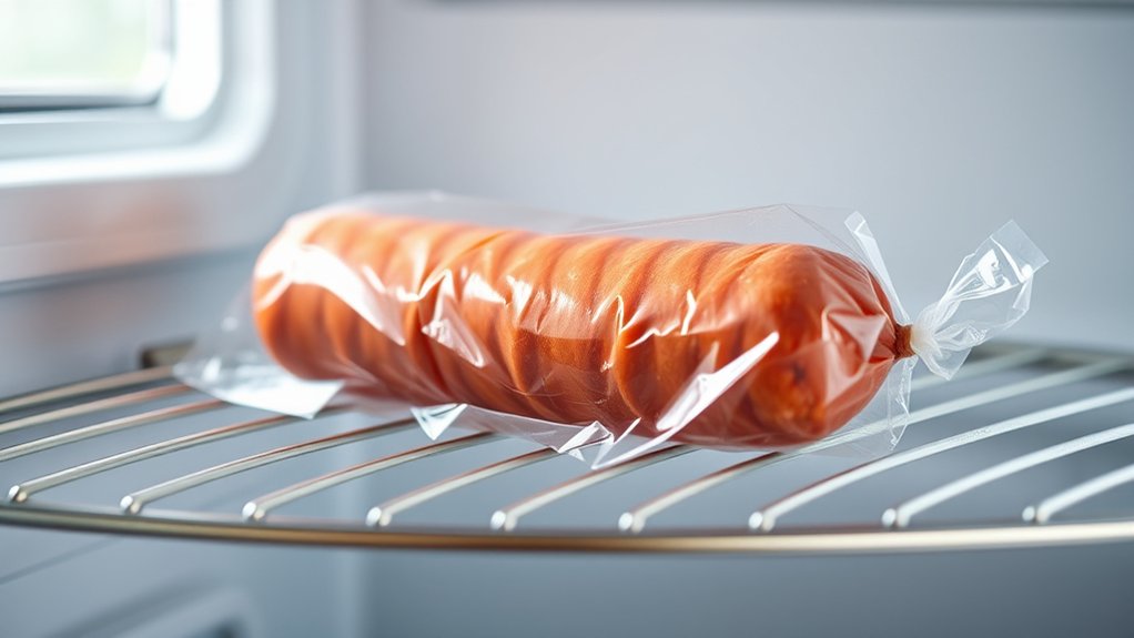 vacuum packed sausage shelf life