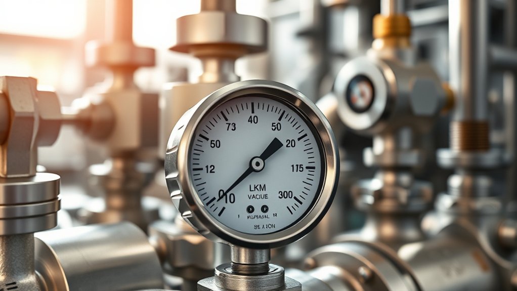 vacuum pressure ranges vary