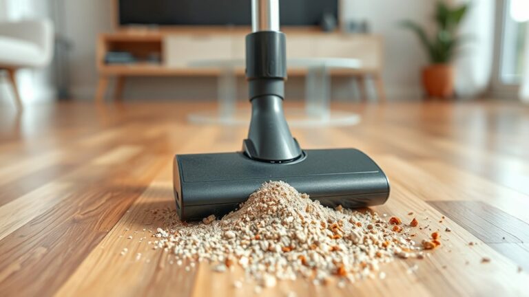 vacuum waste properly systematically