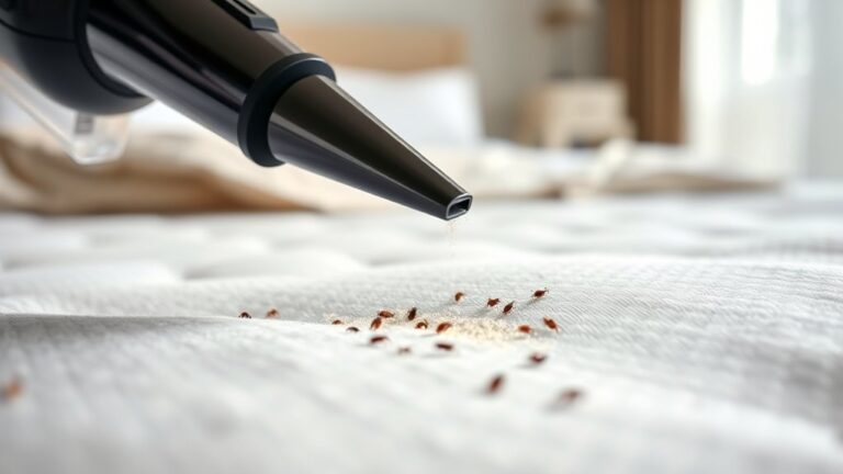 vacuuming bed bugs