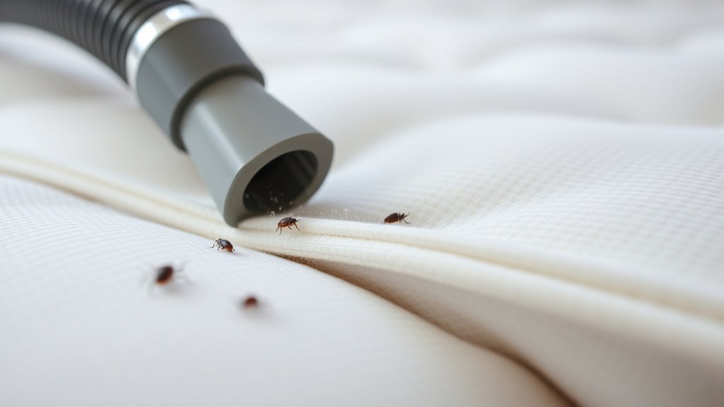 vacuuming targets hidden bed bugs