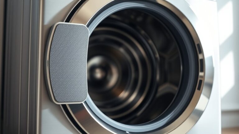 washing machine depth measurements