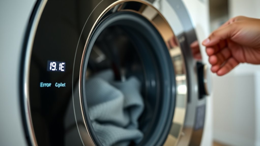 washing machine error code